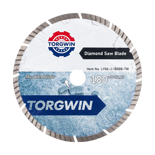 Diamond Segmented Saw Blade dengan Gigi Perlindungan